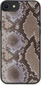 iPhone SE (2020)/8/7/6s/6 Clutch Case hoesje - Mobilize - Slangenprint Beige - Kunstleer