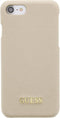 iPhone SE (2020)/8/7 Backcase hoesje - Guess - Beige - Kunstleer