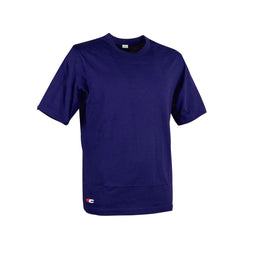 Cofra Zanzibar - Heren T-Shirt met Korte Mouwen - Professioneel - Marineblauw