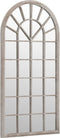 vidaXL - Spiegel - 90x45 - cm - ijzer - zandkleurig