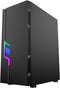 Gembird Fornax 2000 RGB - ATX Tower - Gehard glas - 33,44L - 310mm GPU lengte - 160mm CPU koeler hoogte