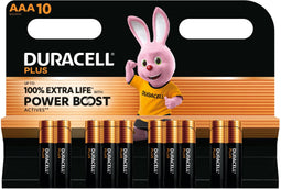 Duracell Plus - AAA Alkaline Batterijen - Power Boost - Set van 10 stuks