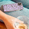 iMoshion Hoesje Geschikt voor Samsung Galaxy A42 Hoesje Siliconen - iMoshion Design hoesje - Transparant / Paars / Design Leopard Lilac