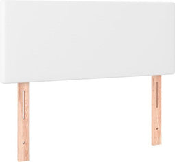 vidaXL - Hoofdbord - 80x5x78/88 cm - kunstleer - wit