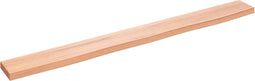 vidaXL - Wandschap - 100x10x2 - cm - behandeld - massief - eikenhout - lichtbruin