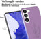 iMoshion Hoesje Geschikt voor Samsung Galaxy S23 Plus Hoesje Siliconen - iMoshion Design hoesje - Paars / Floral Purple