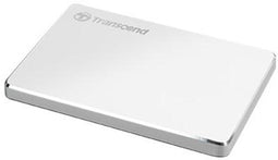 Transcend StoreJet 25C3S - Externe HDD - 2TB USB-C Aluminium - Zilver