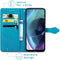 iMoshion Hoesje Geschikt voor Motorola Moto G71 Hoesje Met Pasjeshouder - iMoshion Mandala Bookcase - Turquoise