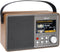 Albrecht DR 862 - Draagbare Radio DAB+/FM - 4,3-inch kleurendisplay - Walnoot