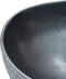 vidaXL - Opzetwasbak - ovaal - 47x33x13 - cm - keramiek - zwart - en - grijs