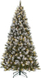 Black Box Trees Pittsfield Kunstkerstboom met LED Verlichting - H215 x Ø117 cm - Groen Frosted