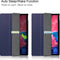 3-Vouw sleepcover hoes - Geschikt voor Lenovo Tab P11 / P11 Plus - Donkerblauw