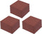 vidaXL - Valtegels - 18 - st - 50x50x3 - cm - rubber - rood