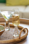 J-Line glas champagne Walker - glas - transparant - 4 stuks