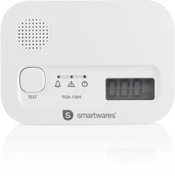 Smartwares FGA-13041 - Koolmonoxidemelder - 10 jaar levensduur - Wit