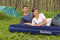 Bestway Inflatable Flocked Airbed 203x152x22 Cm 67003 Blauw 203 x 152 x 22 cm
