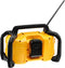 DeWalt DCR029-QW - DAB+ Radio - Bluetooth - Geel/Zwart