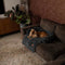 By Cee Cee - Hondenkleed M (90x90 cm) - Fluffy donkergrijs - Multifunctioneel