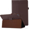 Lunso - Geschikt voor Lenovo Tab M10 Plus Gen 3 (3e generatie) - Stand flip Bookcase hoes - Bruin