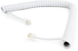 Telefoon handset krulsnoer 2 meter wit