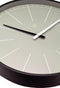 nXt - Wandklok - 40 cm - Plastic - Grijs - 'Gray'