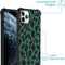 iMoshion iPhone 11 Pro - Hoesje met Koord - Verstelbaar Koord - Zwart/Meerkleurig/Groen/Panther Illustration