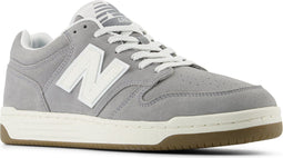 New Balance Bb480 - Lage sneakers - Leer met Ortholite-inzetstuk - Grijs (38.5)