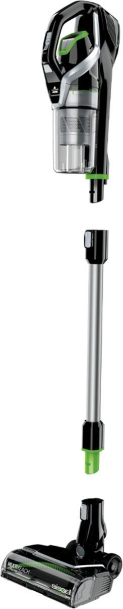 BISSELL 2907D - MultiReach Active Pet - 2-in-1 Steelstofzuiger 21V - Klitvrije borstelrol