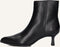 Unisa Lomas - Enkellaarsjes met rits - Kitten heel 6 cm - Zwart - Maat 39