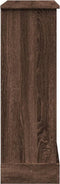vidaXL - Haardombouw - 90x30x90 - cm - bewerkt - hout - bruin - eikenkleurig