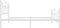 vidaXL - Bedframe - met - hoofd- - en - voeteneinde - metaal - wit - 80x200 - cm