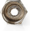 Nedis F-Connector - Recht - Male - Vernikkeld - 75 Ohm - Twist-On - Diameter kabelinvoer: 5.0 mm - Zink Legering - Zilver - 25 Stuks - Polybag
