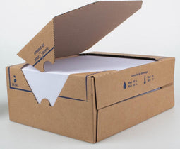 Pergamy enveloppen 80 g, ft DL 110 x 220 mm, zelfklevend met strip, wit, doos van 500 stuks