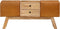 vidaXL - Bankje - turnbok - 107 - cm - echt - geitenleer - massief - mangohout - bruin
