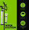MondiDeal - MondiHome - Analoog Weerstation - 4 in 1 - Buitenthermometer - Regenmeter - Anemometer