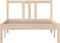 vidaXL - Bedframe - massief - hout - 90x200 - cm