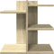 Bureau organiser 42x21,5x42 cm bewerkt hout sonoma eikenkleurig