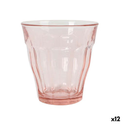 Glazenset Duralex Picardie Roze 250 ml 4 Onderdelen (12 Stuks)