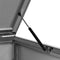 vidaXL - Containerberging - vierdubbel - 276,5x77,5x112,5 - cm - roestvrij - staal