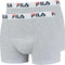 Fila - Man Boxer Elastic Band 2-pack - Grijs - Heren - maat L