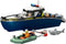 LEGO® City Achtervolging met Politieboot - Drijft Echt - 264 onderdelen