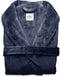 ZoHome Cara - Badjas Lang - Fleece - Maat L - Indigo Blue