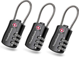 Travelhawk Kofferslot - TSA Reisslot - 3 Cijferig - 3 Stuks