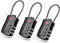 Travelhawk Kofferslot - TSA Reisslot - 3 Cijferig - 3 Stuks