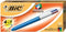 BIC 4 Kleuren Grip Balpennen met Kliksysteem Medium Punt (1.0 mm) - Comfortable grip - Doos van 12 Stuks