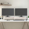 vidaXL - Monitorstandaard - 100x24x16 - cm - massief - grenenhout - zwart