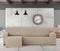Hoes voor chaise longue met korte armleuning links Eysa TROYA Lichtbruin 170 x 110 x 310 cm