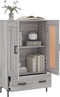 vidaXL - Hoge - kast - 69,5x31x115 - cm - bewerkt - hout - grijs - sonoma - eikenkleurig