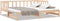 vidaXL - Slaapbank - uitschuifbaar - massief - grenenhout - 2x(90x190) - cm