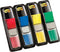 Post-it® Index Small - Standaard Dispenser - Rood, Blauw, Geel, Groen